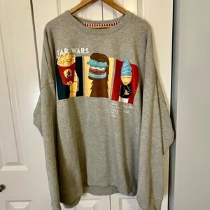 EUC, Disney Star Wars, Bantha Burgers Sweatshirt, 3XL